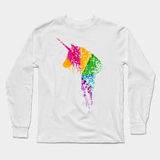 Rainbow Unicorn Long Sleeve T-Shirt